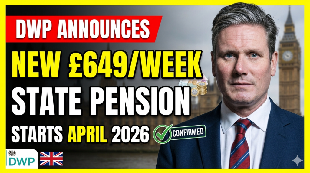 £649/week State Pension April 2026 UK